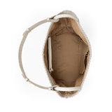 The Sak Los Feliz Medium Tote - Leather - Stone Woven