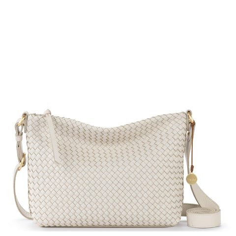 The Sak Melrose Crossbody - Leather - Stone Woven