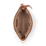 The Sak Vita Convertible Wristlet - Leather - Cognac Woven