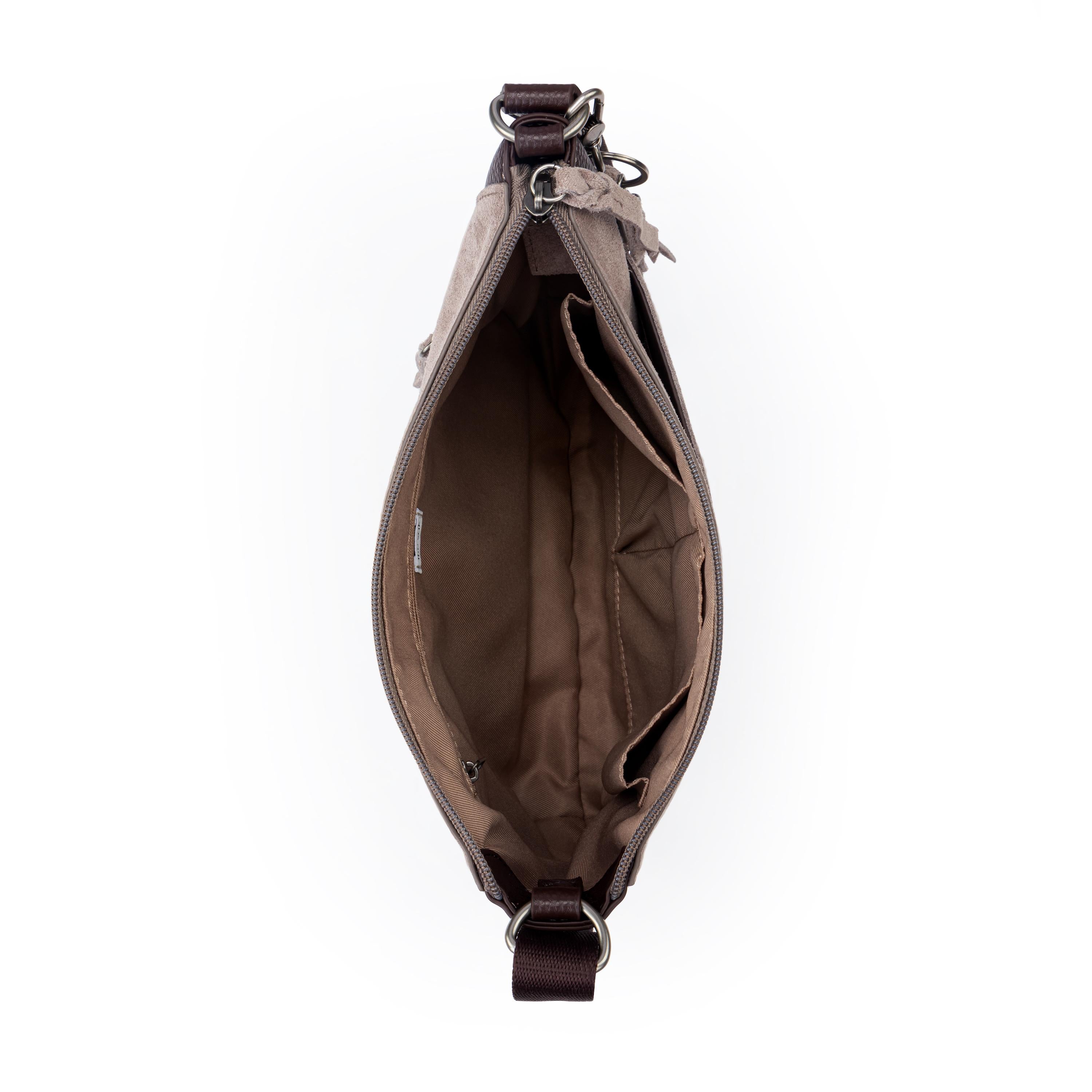 The Sak Alameda Crossbody - Leather - Mushroom Suede