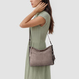 The Sak Alameda Crossbody - Leather - Mushroom Suede