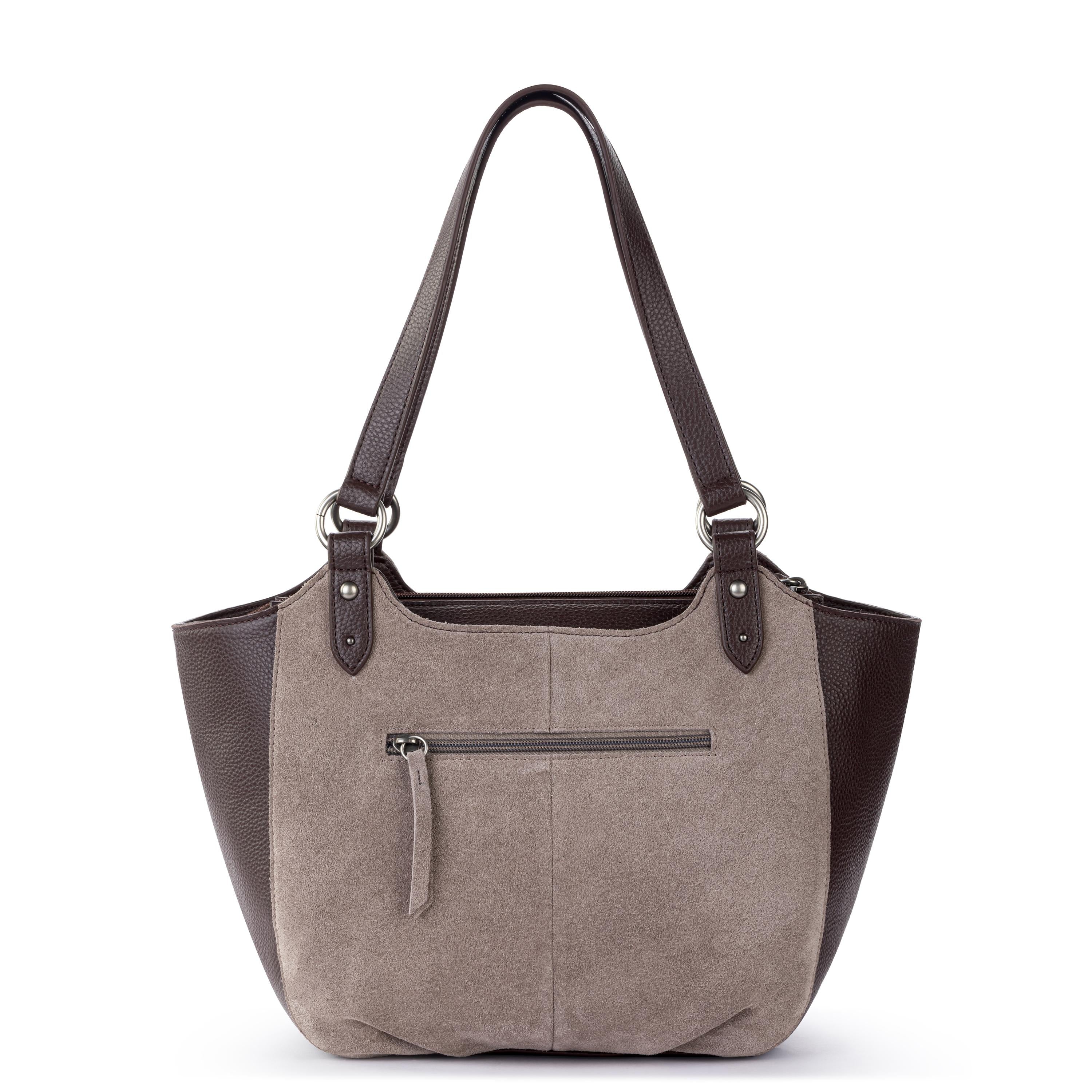 The Sak Bolinas Satchel - Leather - Mushroom Suede