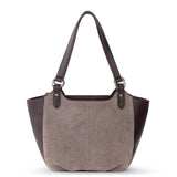 The Sak Bolinas Satchel - Leather - Mushroom Suede
