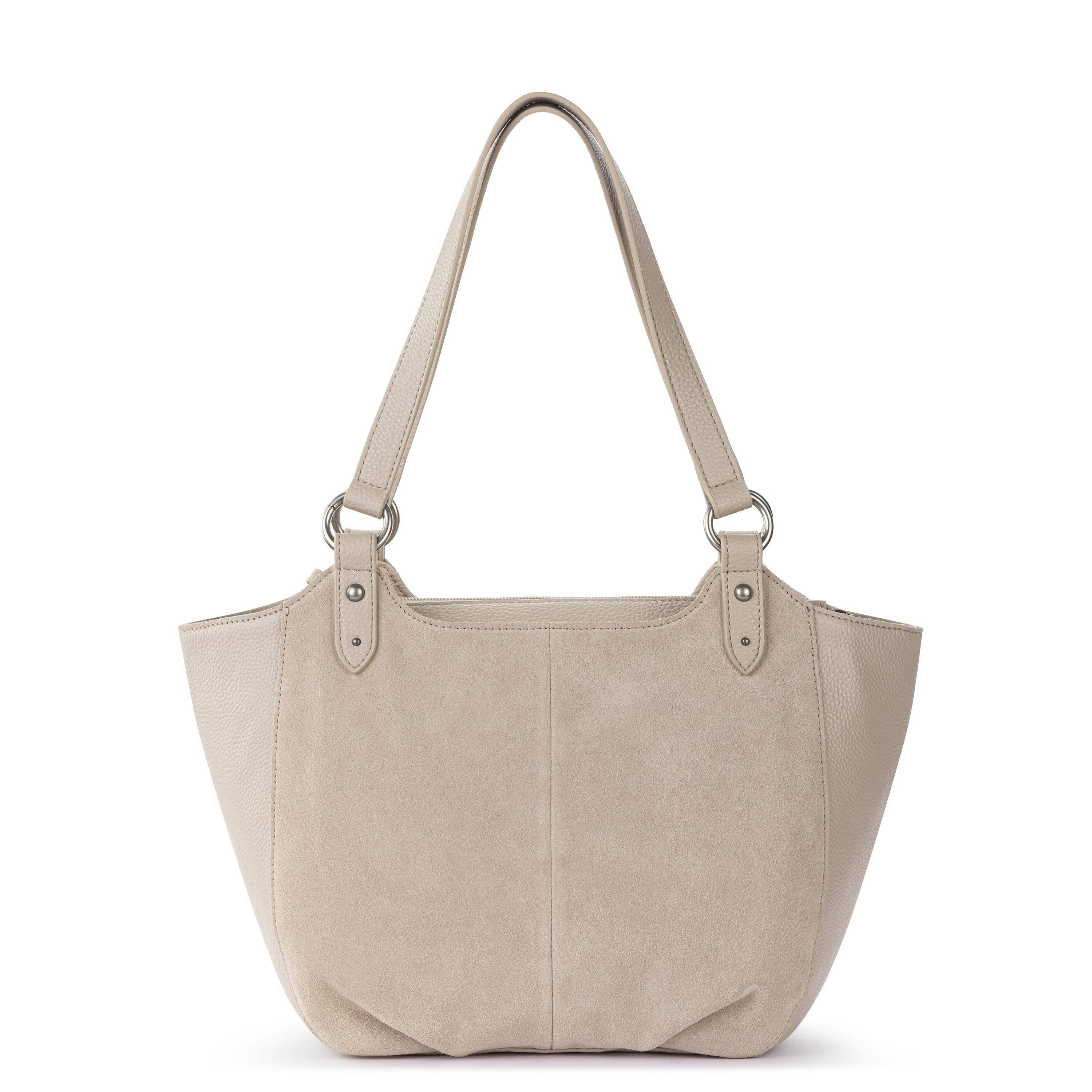 The Sak Bolinas Satchel - Leather - Sand Suede