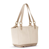 The Sak Bolinas Satchel - Leather - Stone Metallic
