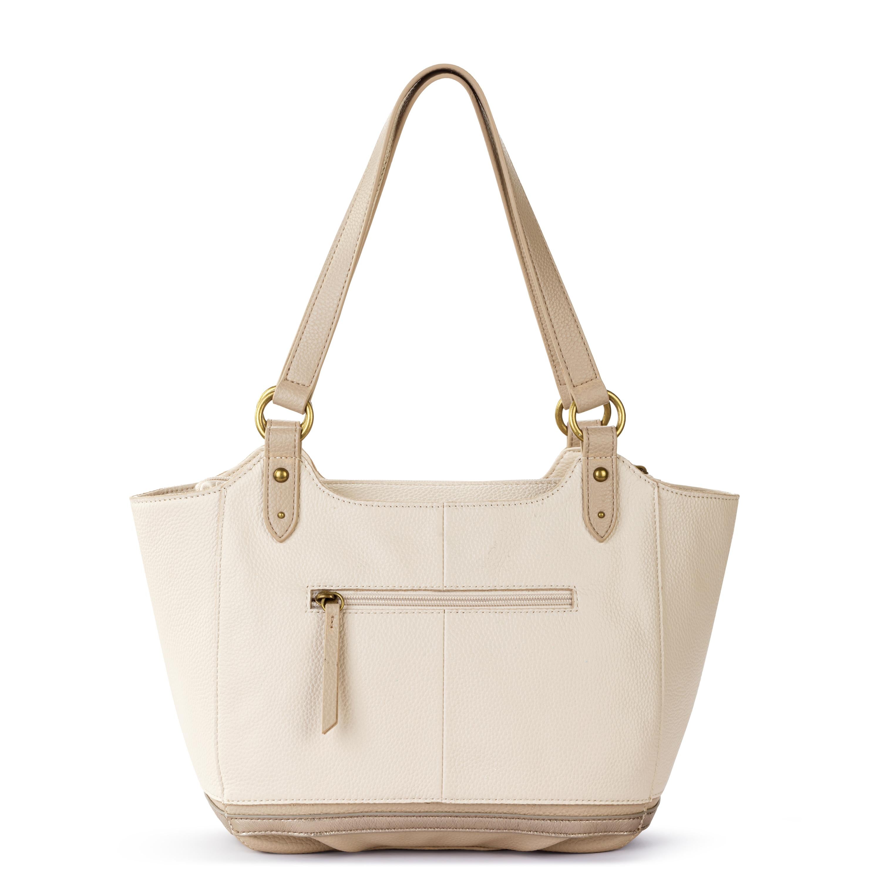 The Sak Bolinas Satchel - Leather - Stone Metallic