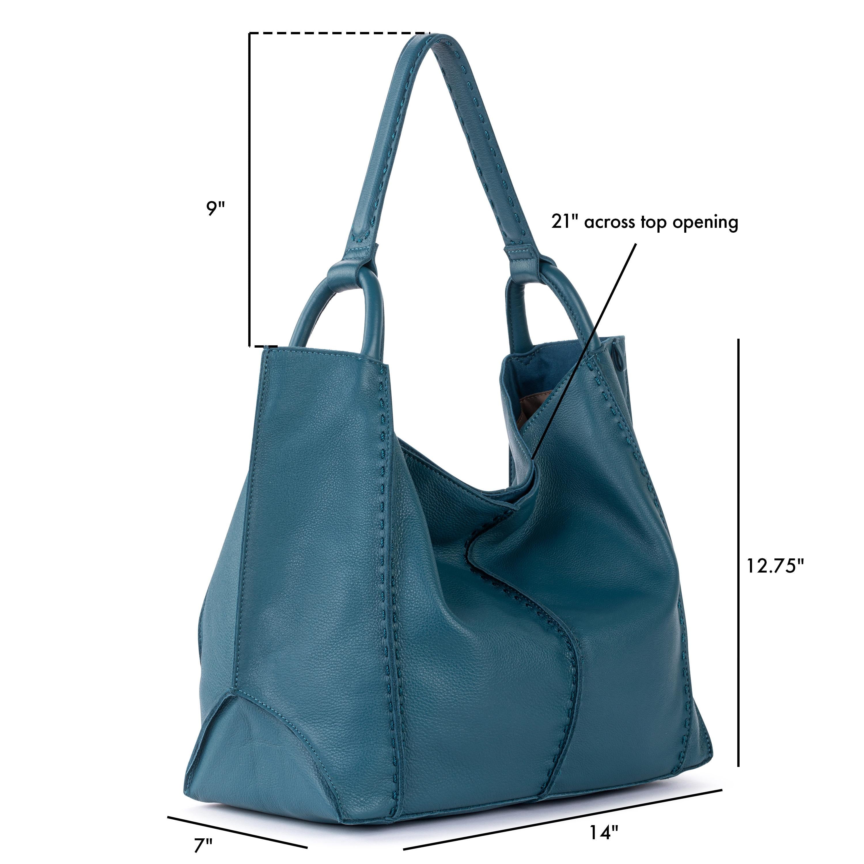 The Sak Los Feliz Large Tote - Leather - Deep Teal