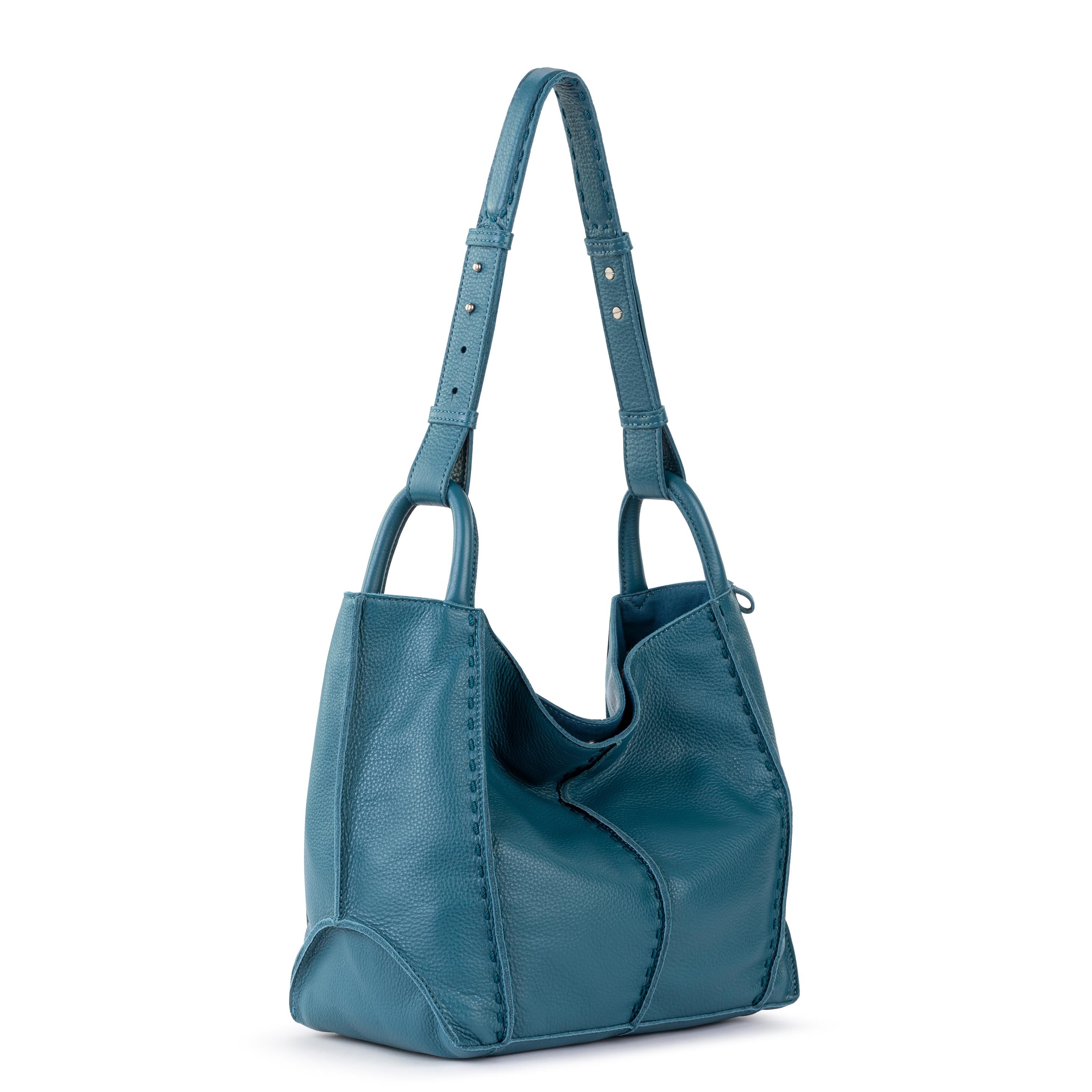 The Sak Los Feliz Medium Tote - Leather - Deep Teal