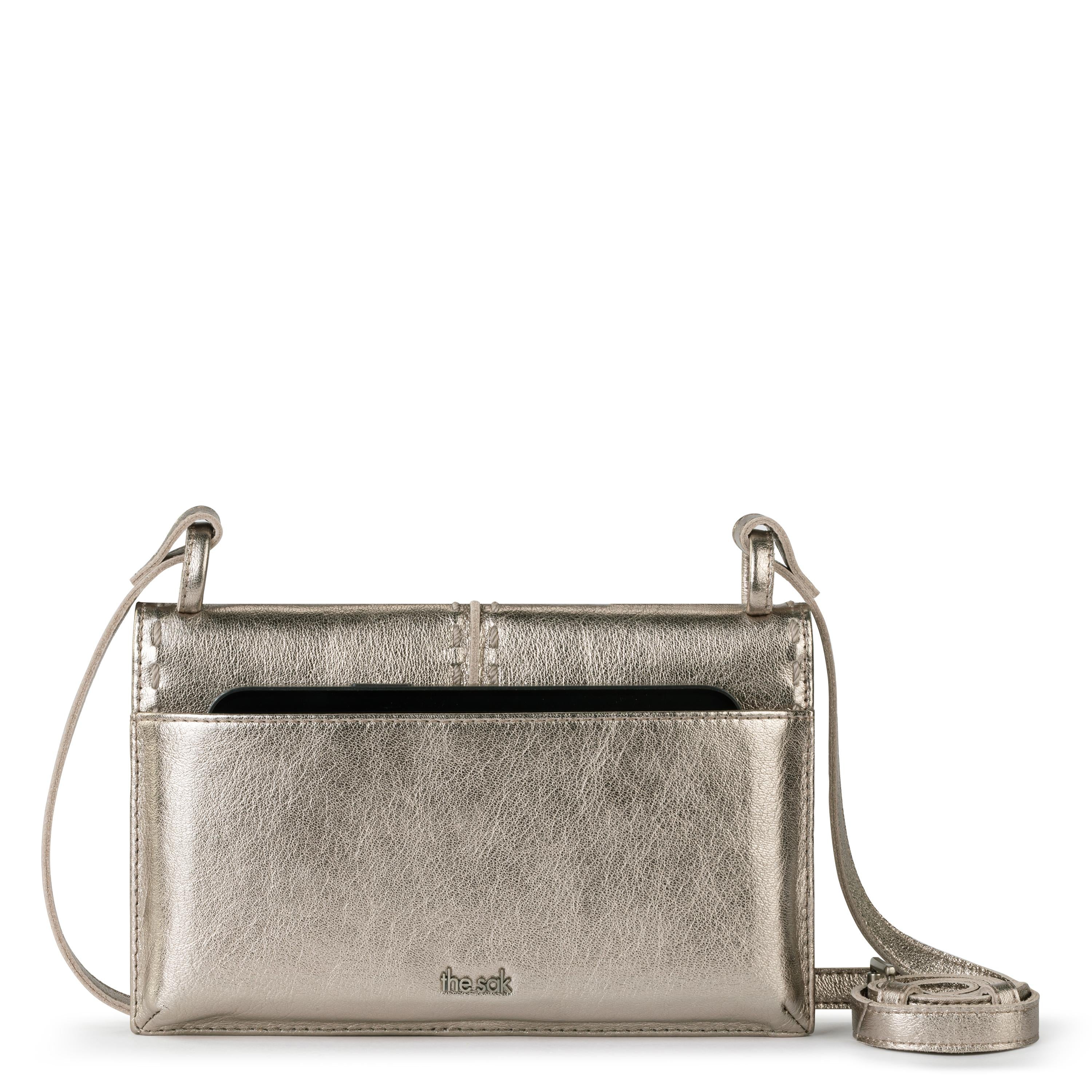 The Sak Los Feliz Phone Wallet - Leather - Pyrite