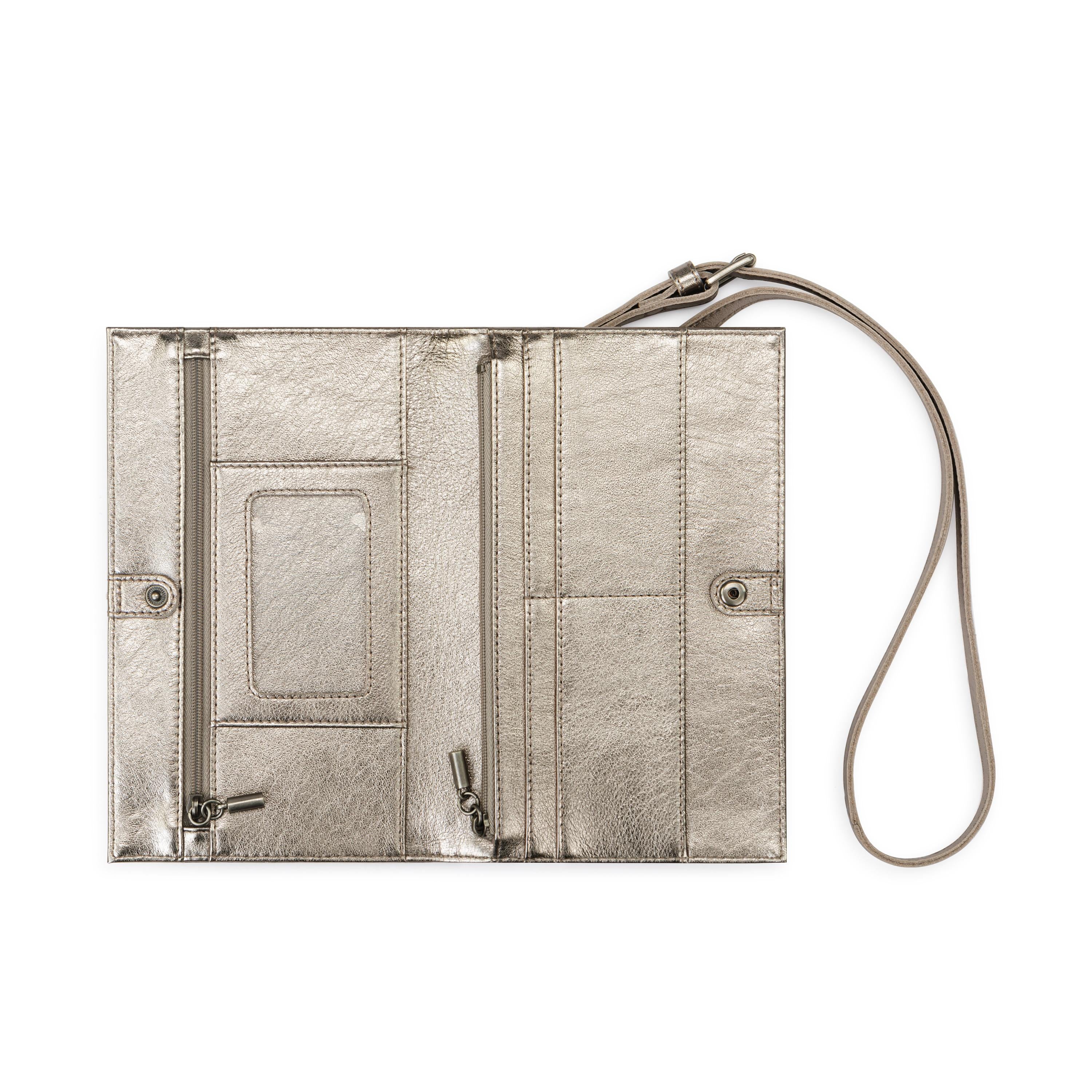 The Sak Los Feliz Phone Wallet - Leather - Pyrite
