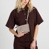 The Sak Los Feliz Phone Wallet - Leather - Pyrite