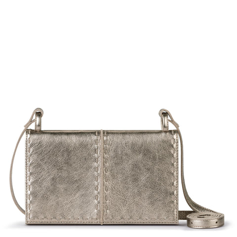 The Sak Los Feliz Phone Wallet - Leather - Pyrite