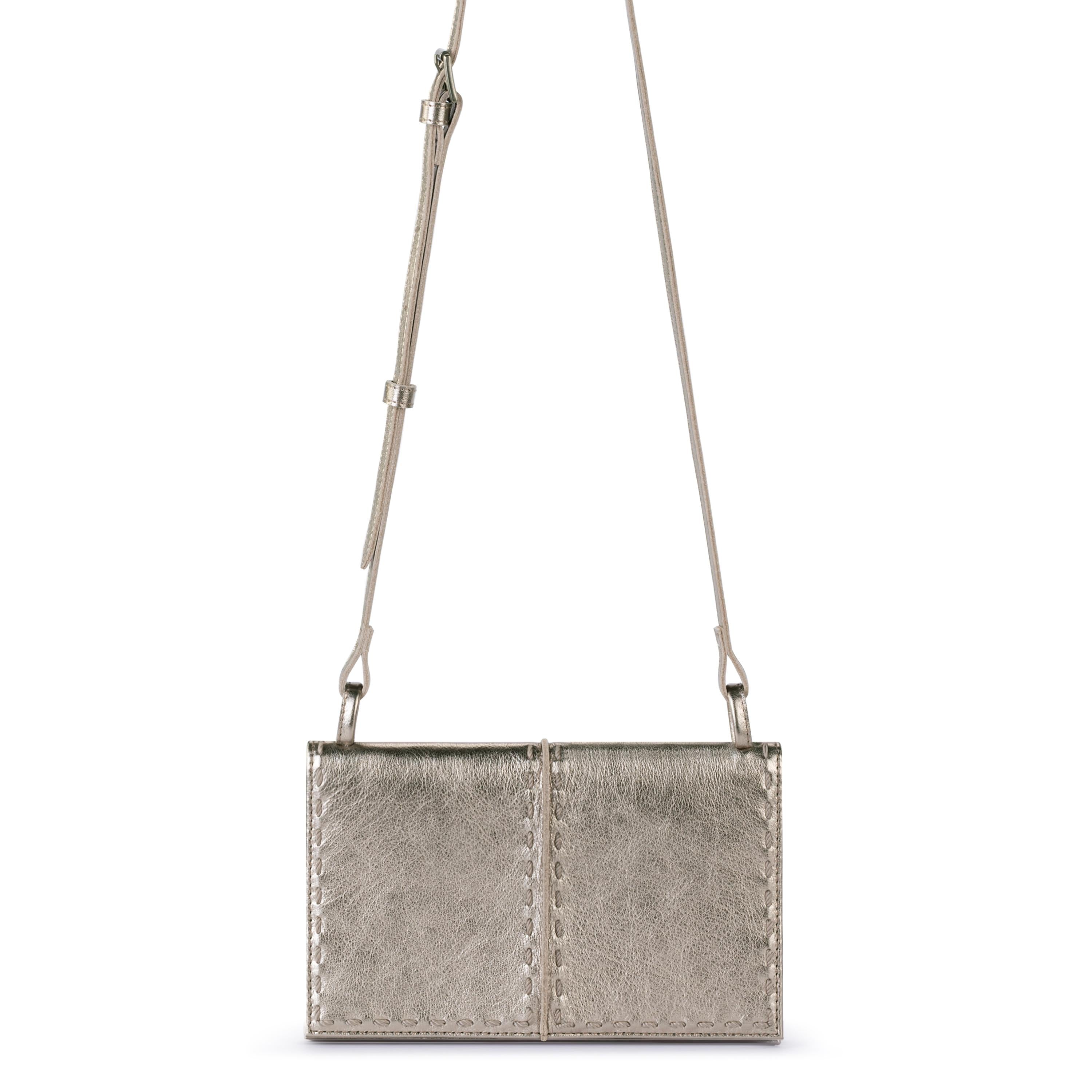 The Sak Los Feliz Phone Wallet - Leather - Pyrite