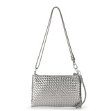 The Sak Vita Convertible Wristlet - Leather - Pyrite Woven