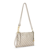 The Sak Vita Convertible Wristlet - Leather - Stone Metallic Woven