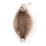 The Sak Vita Convertible Wristlet - Leather - Stone Metallic Woven