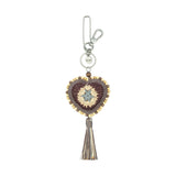 The Sak Yarnicharmz Dangle - Hand Crochet - Mushroom Patch