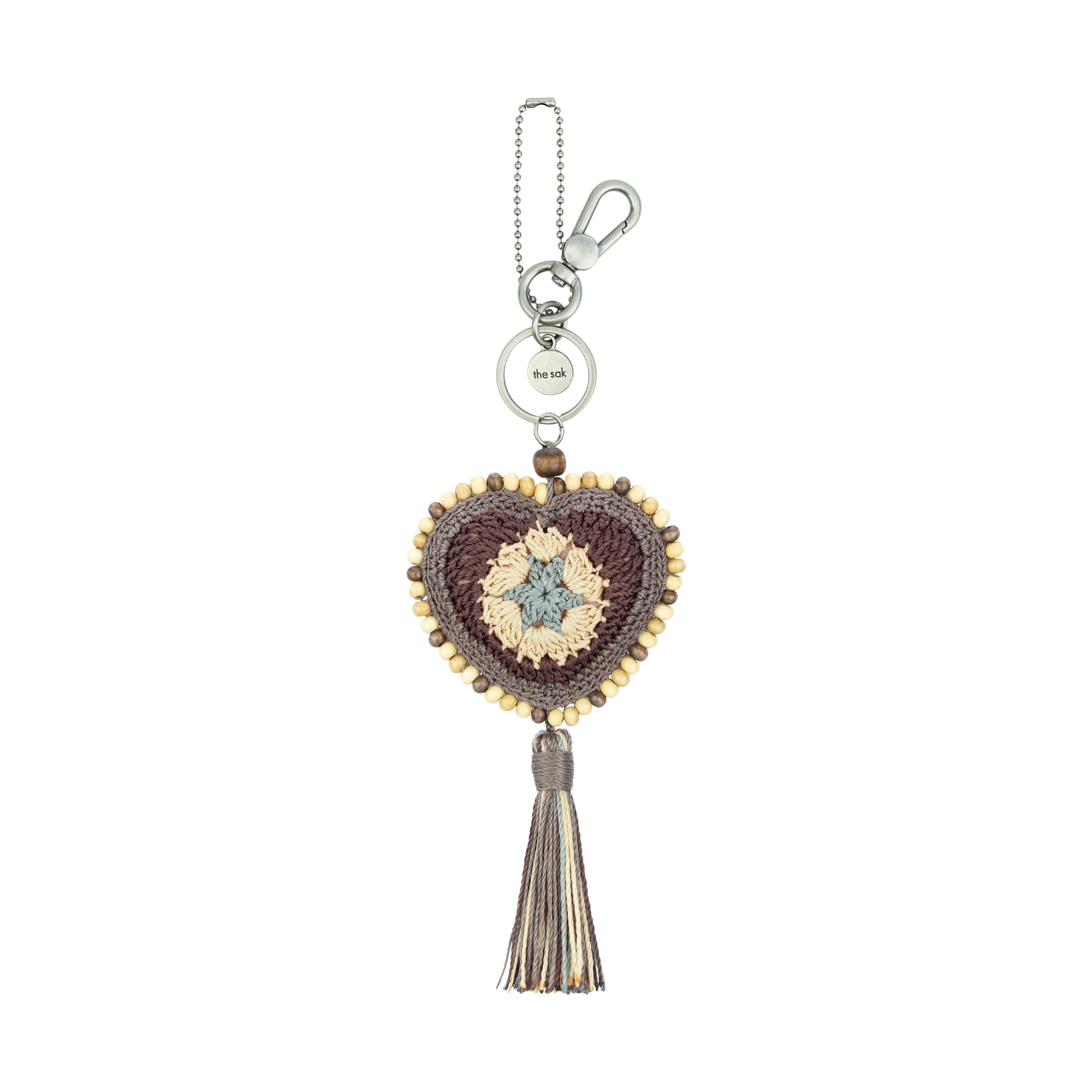The Sak Yarnicharmz Dangle - Hand Crochet - Mushroom Patch
