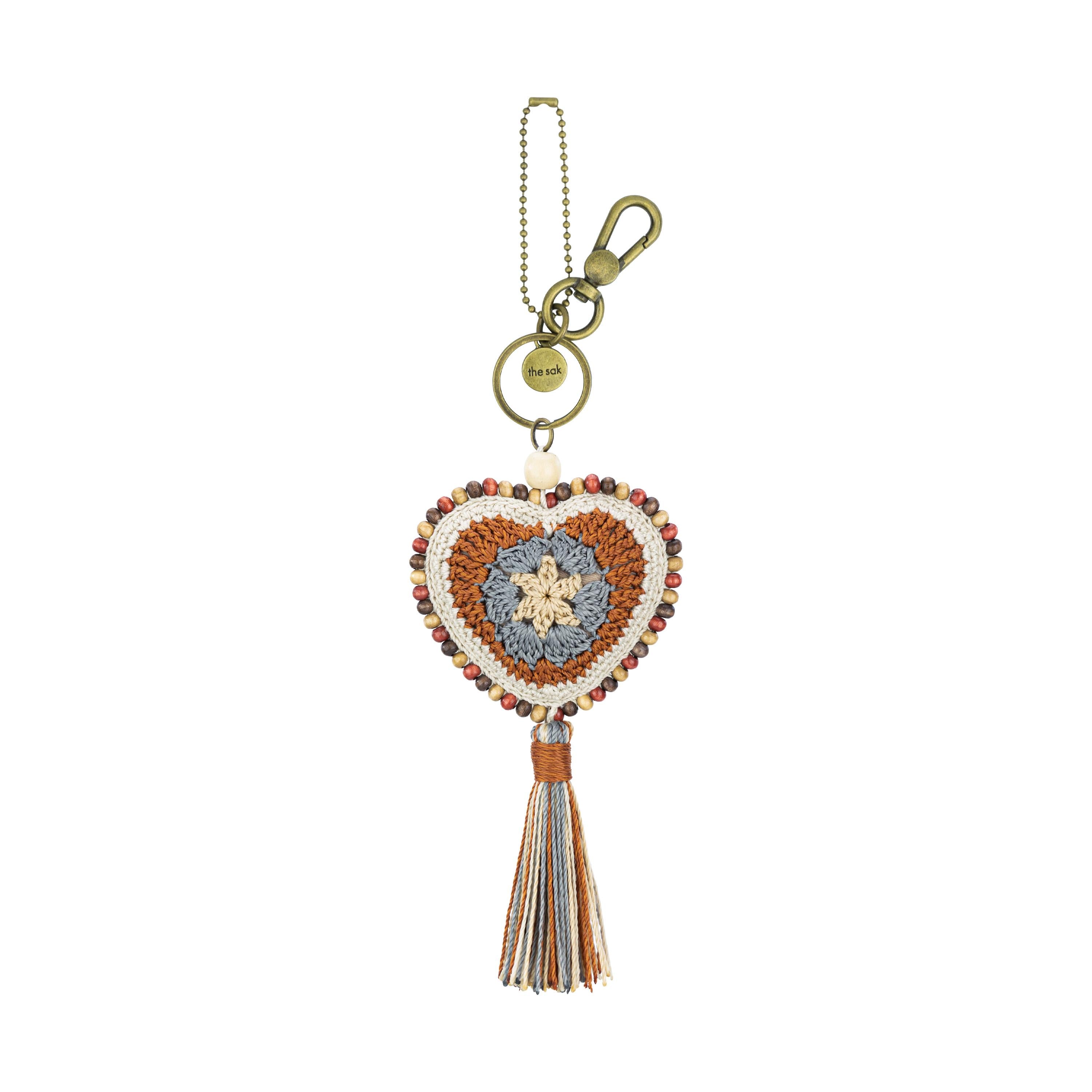 The Sak Yarnicharmz Dangle - Hand Crochet - Persimmon Patch