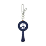 The Sak Yarnicharmz Dangle - Hand Crochet - Denim Tonal