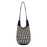 The Sak Los Feliz 120 Hobo - Hand Crochet - Black Ecru Shell