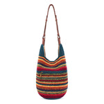 The Sak Los Feliz 120 Hobo - Hand Crochet - Woodland Stripe