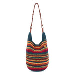 The Sak Los Feliz 120 Hobo - Hand Crochet - Woodland Stripe