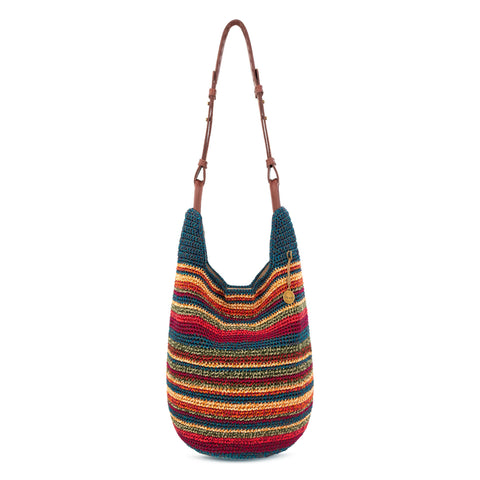 The Sak Los Feliz 120 Hobo - Hand Crochet - Woodland Stripe