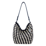 The Sak Sequoia Hobo - Hand Crochet - Black Ecru Shell