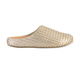 The Sak Bolinas Woven Clog - Leather - Woven Light Gold