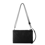 The Sak Vita Convertible Wristlet - Leather - Black Woven