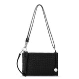 The Sak Vita Convertible Wristlet - Leather - Black Woven