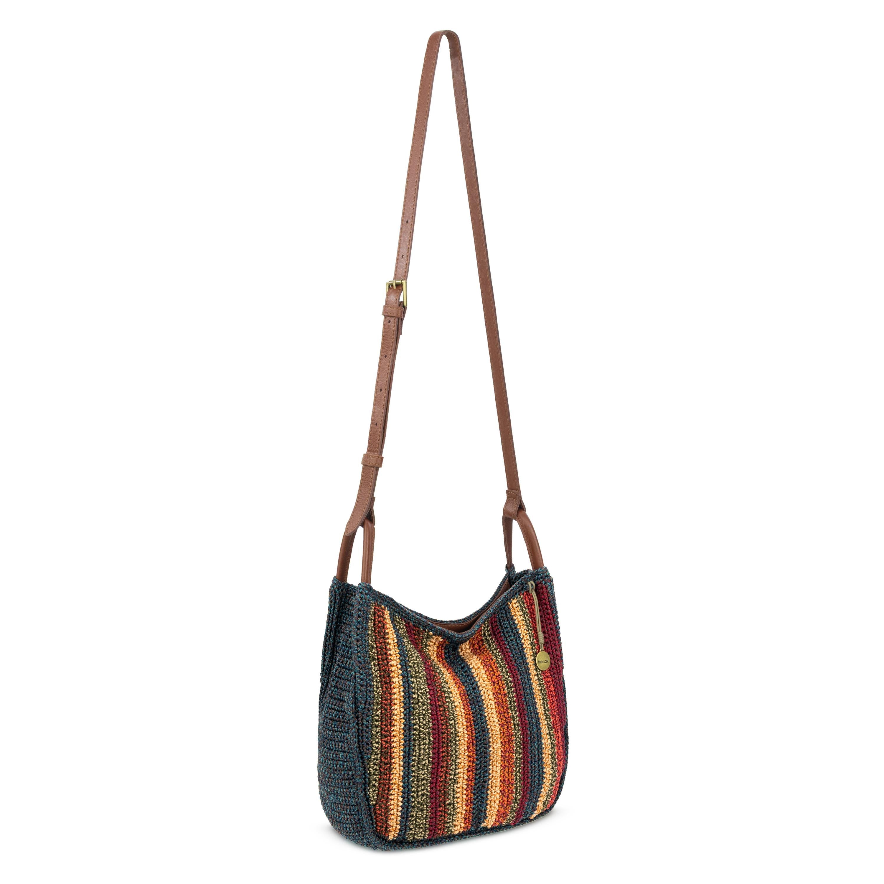 The Sak Los Feliz Crossbody - Hand Crochet - Woodland Stripe