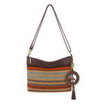 The Sak Lumi Crossbody - Hand Crochet - Harvest Stripe