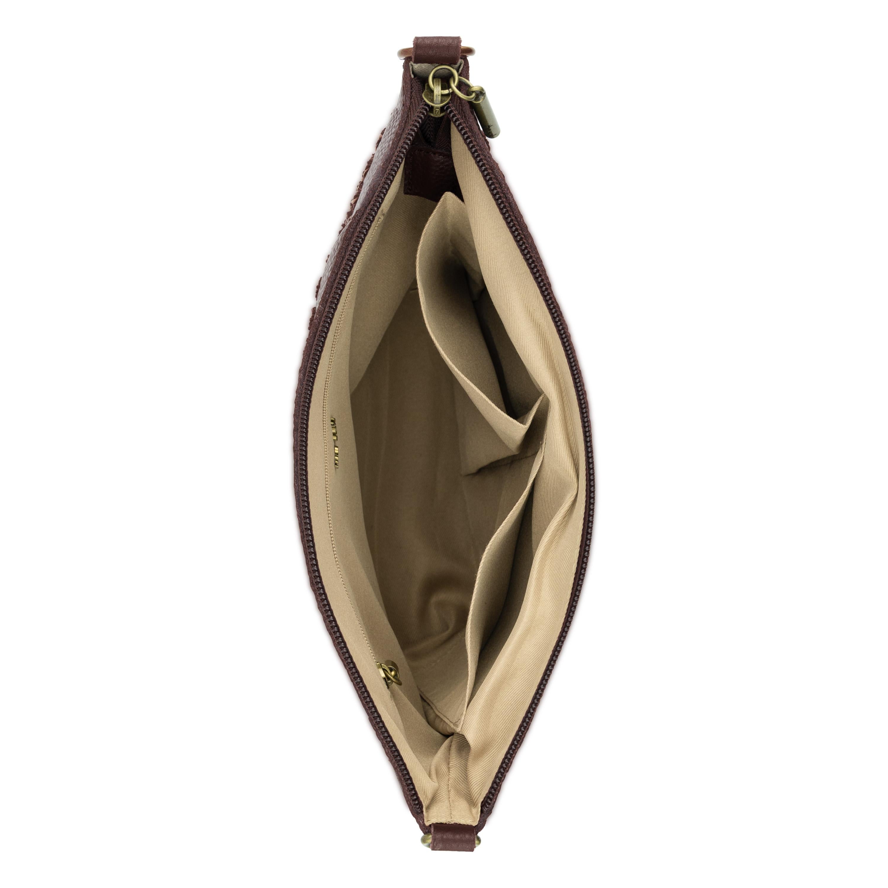 The Sak Lumi Crossbody - Hand Crochet - Nutmeg Static