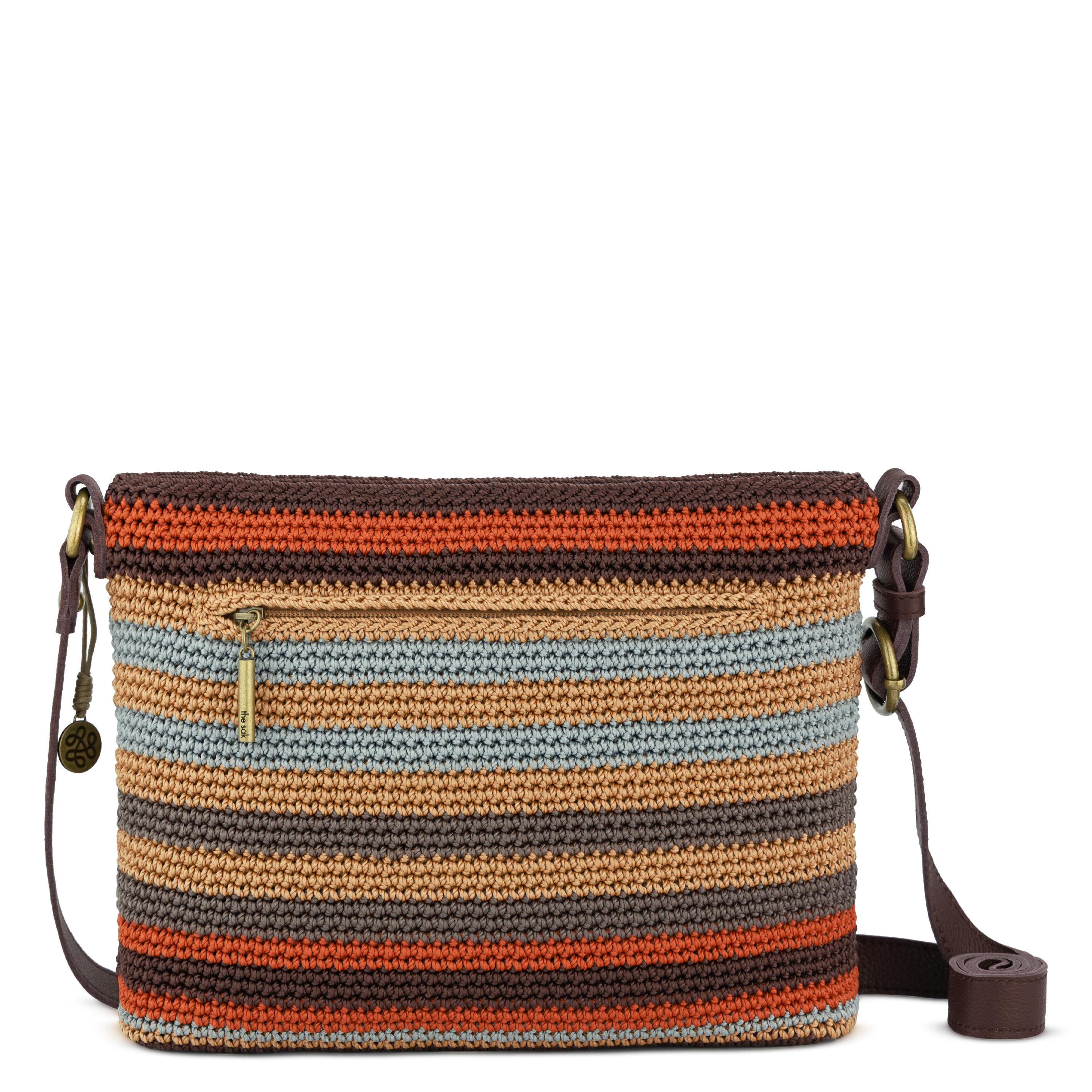 The Sak Melrose Crossbody - Hand Crochet - Harvest Stripe