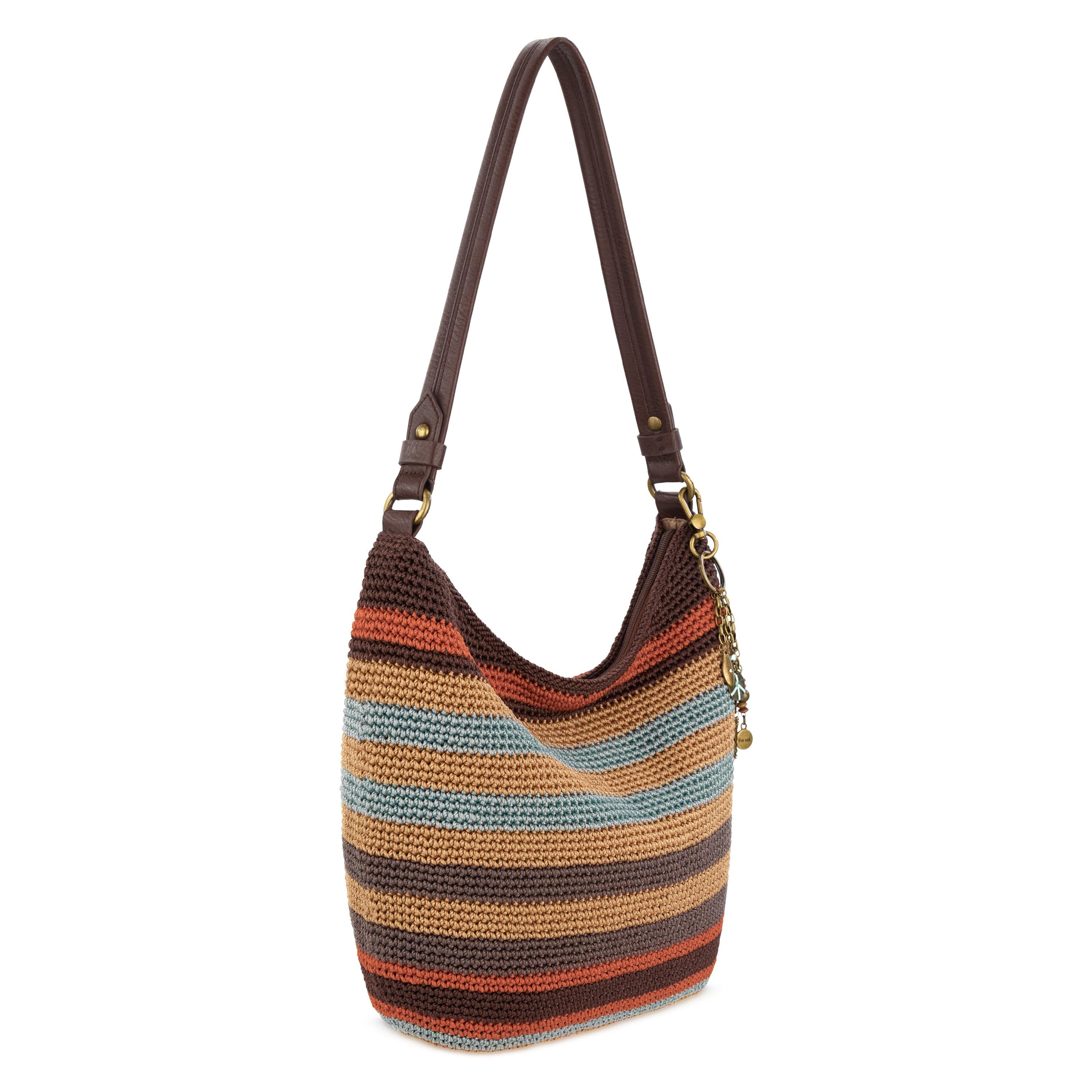 The Sak Sequoia Hobo - Hand Crochet - Harvest Stripe