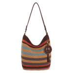 The Sak Sequoia Hobo - Hand Crochet - Harvest Stripe