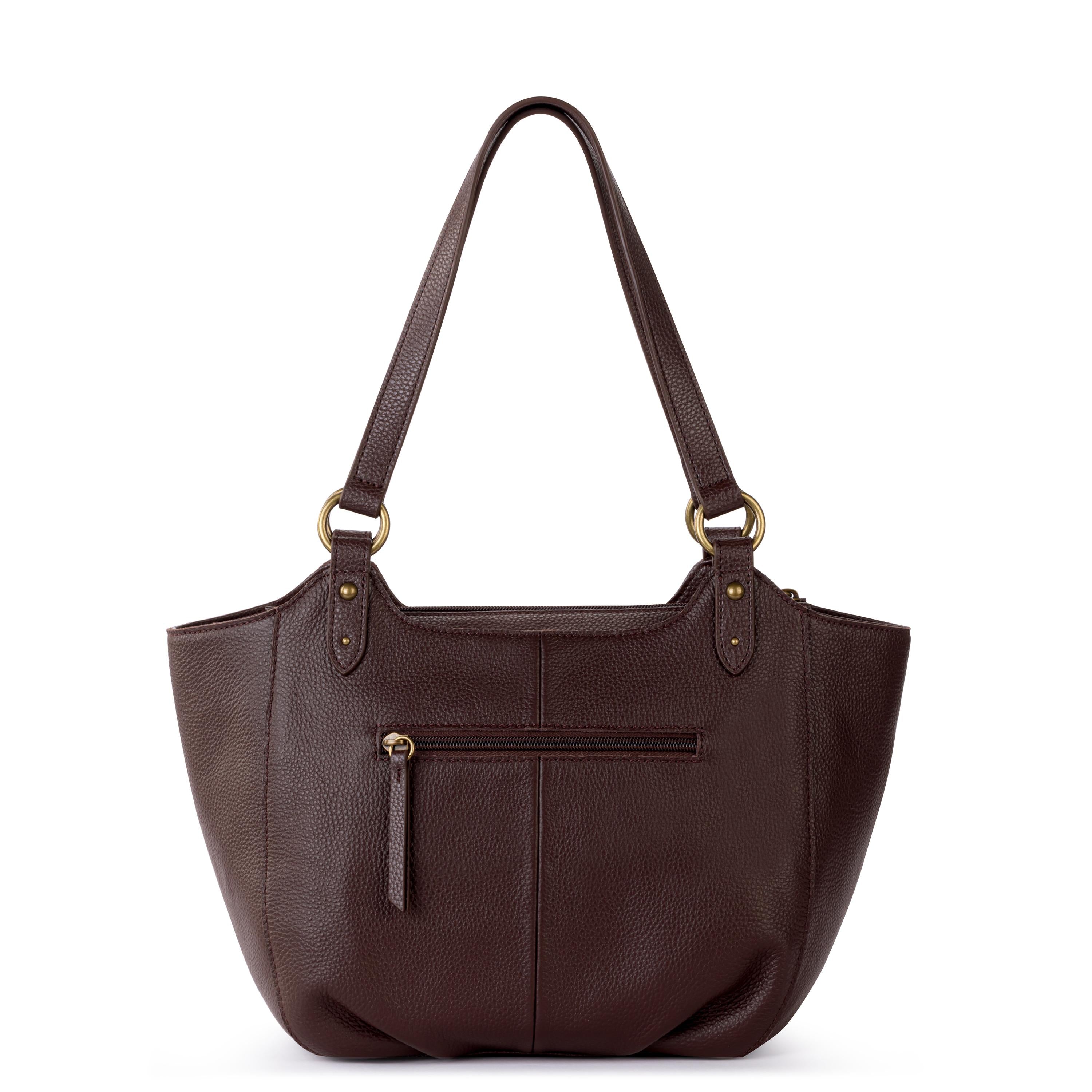 The Sak Bolinas Satchel - Leather - Mahogany