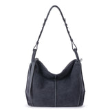 The Sak Los Feliz Hobo - Leather - Storm Grey Suede