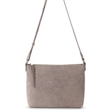 The Sak Melrose Crossbody - Leather - Mushroom Croco Suede