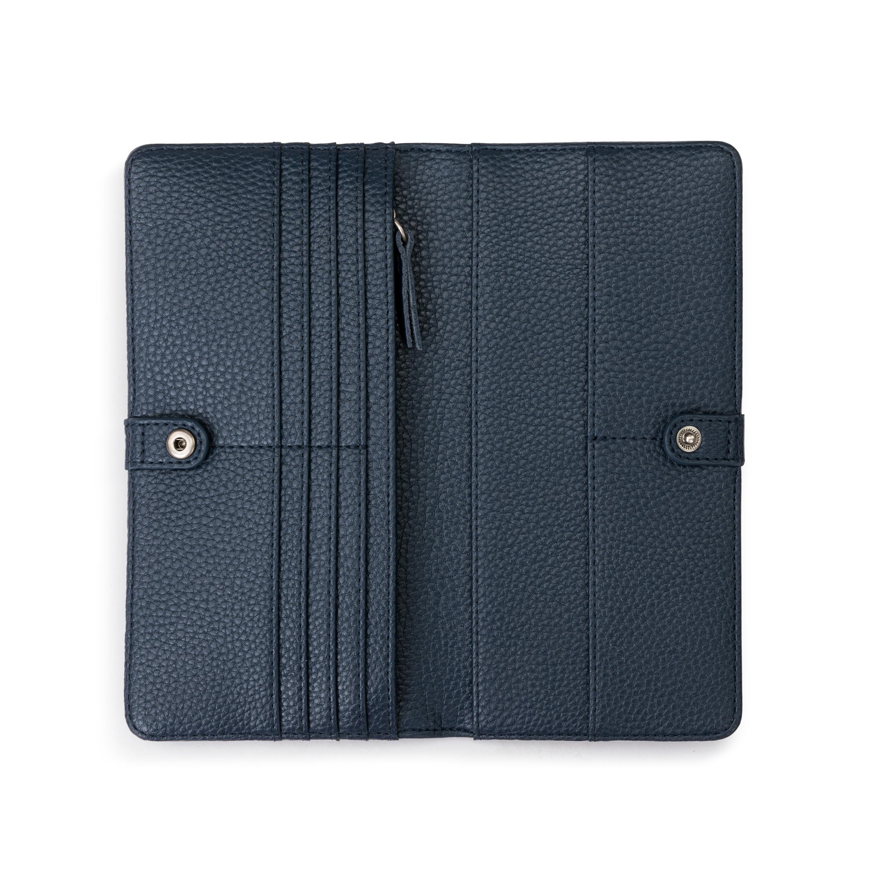 The Sak Mira Large Wallet - Leather - Indigo