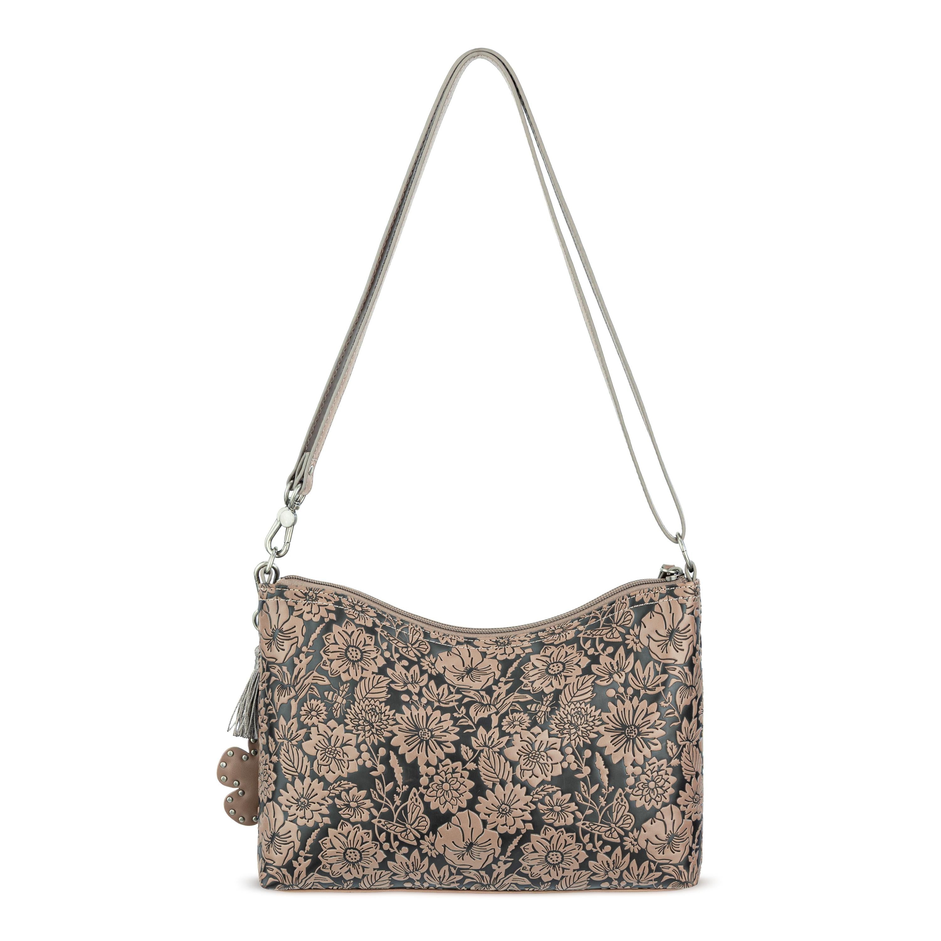 Sakroots Lumi Crossbody - EcoTwill - Mushroom In Bloom Embossed