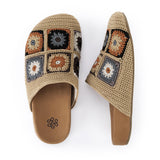 The Sak Bolinas Clog - Hand Crochet - Acorn Patch