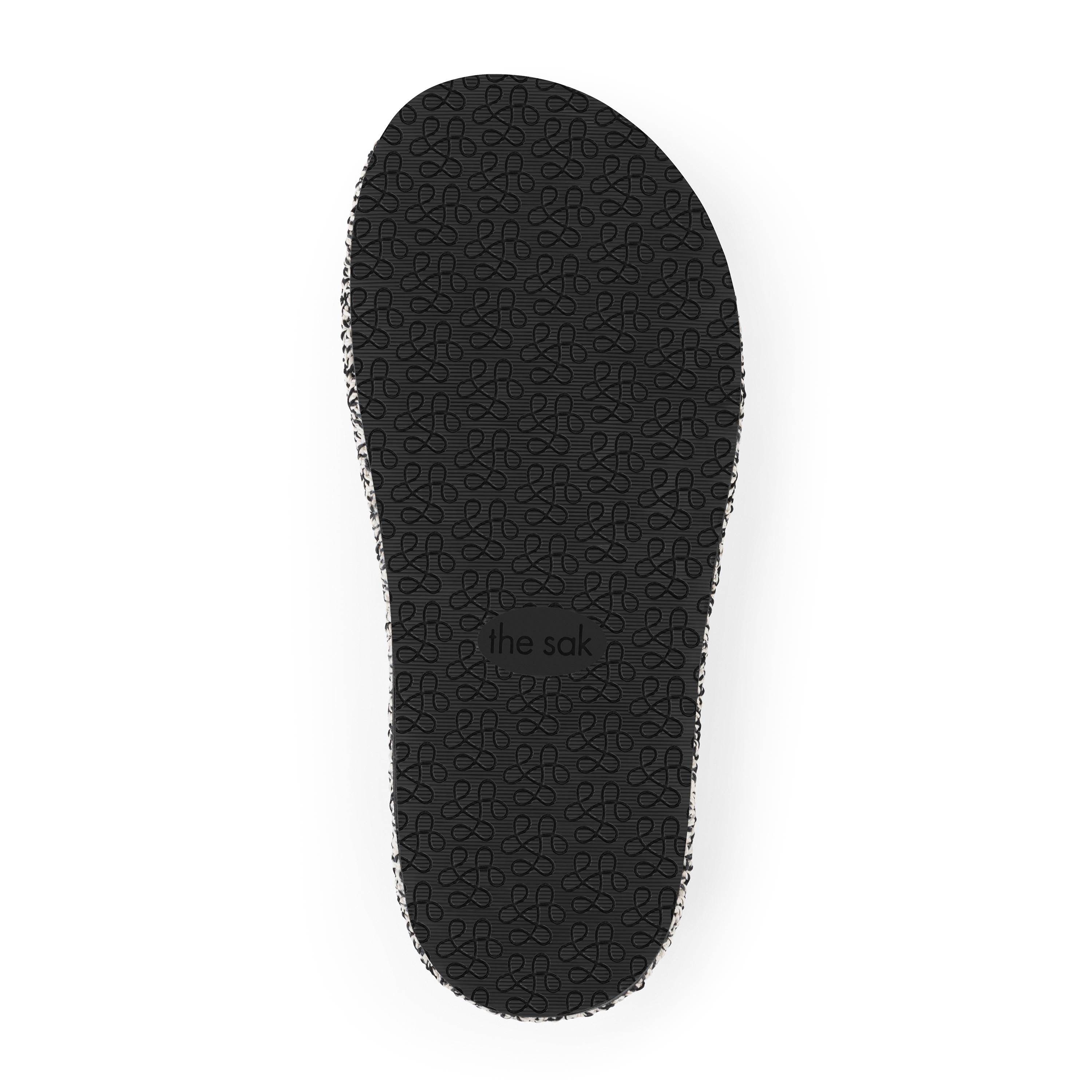 The Sak Bryn Platform Clog - Hand Crochet - Moonlight Static Ripple