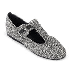 The Sak Leland T Strap Ballet Flat - Hand Crochet - Moonlight Static