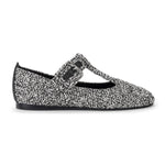 The Sak Leland T Strap Ballet Flat - Hand Crochet - Moonlight Static