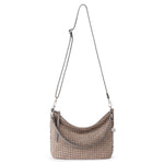 The Sak Juniper Small Hobo - Leather - Mushroom Suede Sand Suede Woven