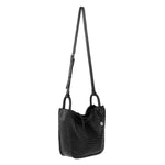 The Sak Los Feliz Crossbody - Leather - Black Woven