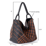 The Sak Los Feliz Large Tote - Leather - Espresso Woven